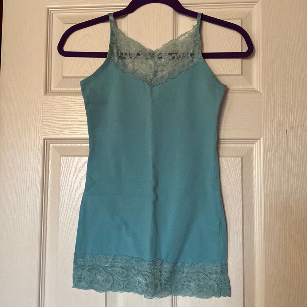 Romy XS long lace camisole